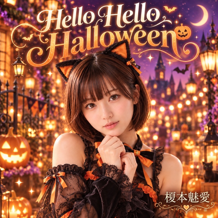 榎本魅愛「Hello Hello Halloween」公式ビジュアル