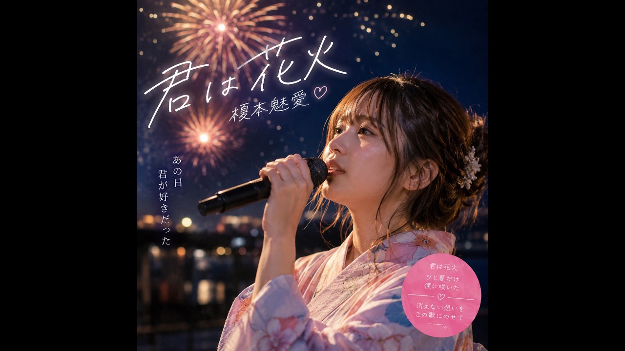 榎本魅愛「君は花火」公式ジャケット
