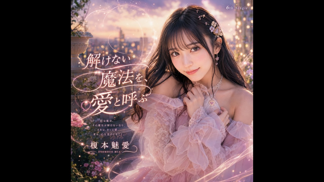 榎本魅愛「解けない魔法を、愛と呼ぶ」公式ジャケット