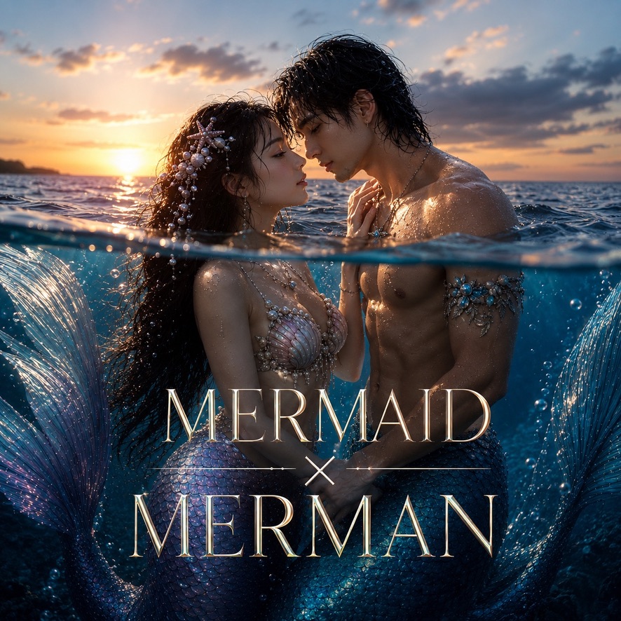 榎本魅愛「MERMAID×MERMAN」公式ジャケット