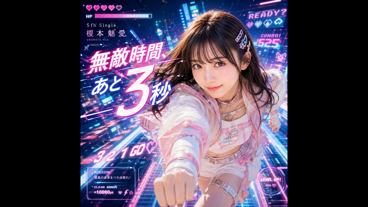 榎本魅愛「無敵時間、あと3秒」公式ジャケット