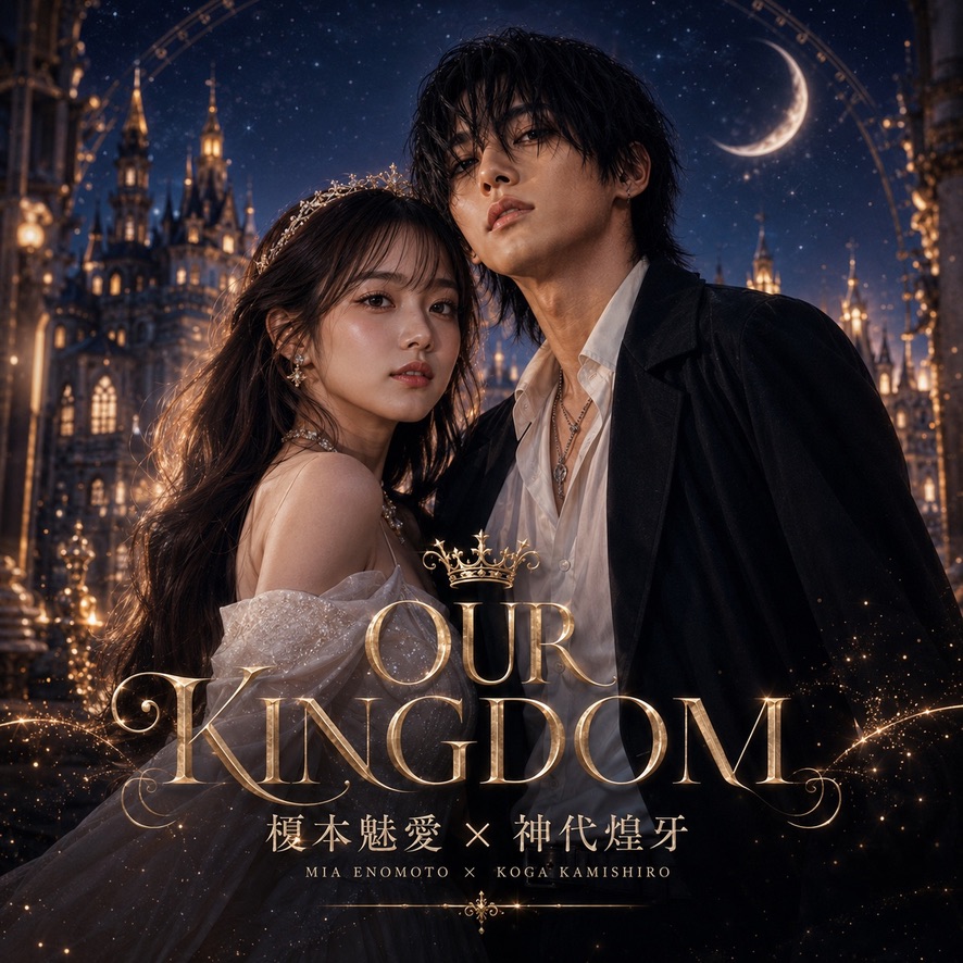 榎本魅愛 × 神代煌牙「OUR KINGDOM」公式ジャケット