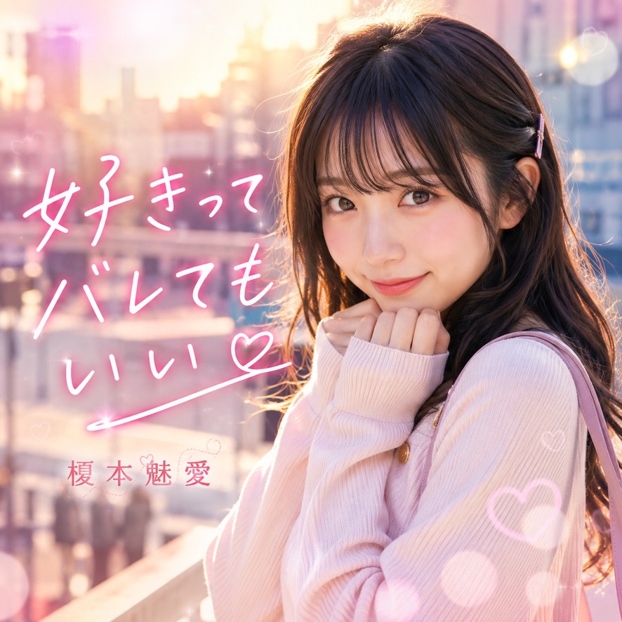 榎本魅愛「好きってバレてもいい」公式ジャケット