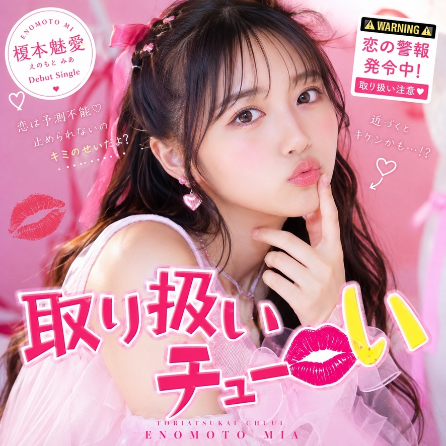 榎本魅愛「取り扱いチュー💋い」公式ジャケット
